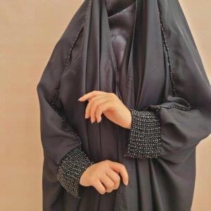 چادر عربی نگین کاری شده