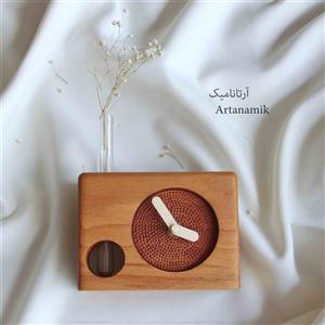 ساعت چوبی رومیزی مدل باوان