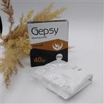 جیپسی پودردکلره سفید-وزن 40گرمی-حاوی صمغ گیاهی برای تقویت ساقه مو
