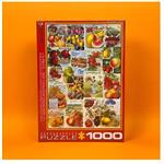 پازل 1000 تکه یوروگرافیکس طرح Fruits Seed Catalog Collection (میوه ها)Eurographics 0818