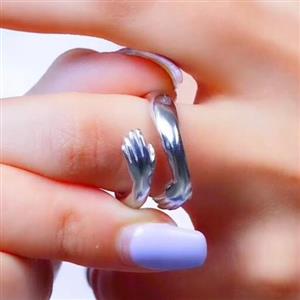 انگشتر نقره آغوش دلبر 