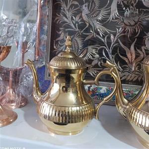 قوری کتری برنجی هندی1000سی سی
