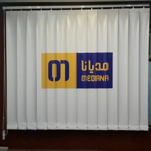 پرده لوردراپه یک رو طرح اختصاصی شرکتی ارسال با باربری پس کرایه
