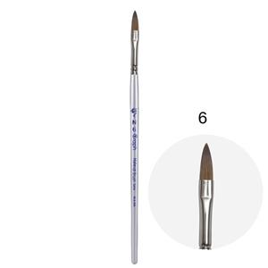 قلم موی ناخن اشکی مناسب کاشت پودر گراف سایز 6 