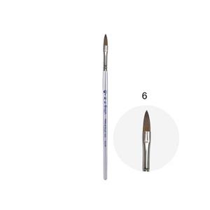 قلم موی ناخن اشکی مناسب کاشت پودر گراف سایز 6 