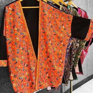 مانتو مدل دیبا جنس پارچه لنین و لنین طرحدار سایز بندی 36تا46