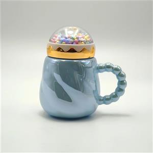 ماگ طرح گربه درب دار