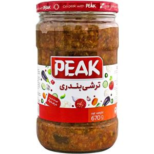 ترشی بندری پیک 650 گرمی