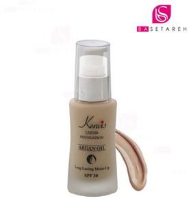 کرم پودر حاوی روغن آرگان و آلوئه ورا SPF 30 کنویس-P01 Kenvis Foundition With Argan Oil And Aloevera SPF30-P01