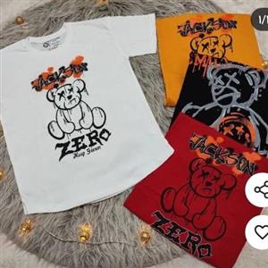 تیشرت پسرانه چاپ دار خرسی