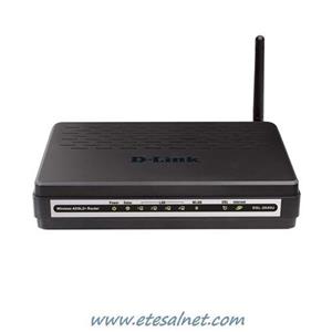 مودم-روتر بی‌سیم دی لینک DSL-2640U/N D-Link DSL-2640U/N Wireless ADSL2+ 4-Port Modem Router