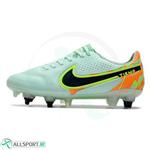 کفش فوتبال نایک تمپو لجند طرح اصلی Nike Tiempo Legend 9 Elite SG  Green Blue Orange