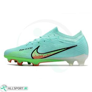 کفش فوتبال نایک ایر زوم مرکوریال طرح اصلی Nike Air Zoom Mercurial Vapor 15 Elite FG Blue Green Black 