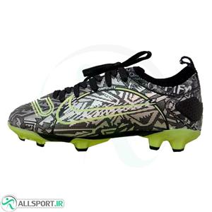 کفش فوتبال سایز کوچک نایک مرکوریال طرح اصلی Nike Mercurial Black Green 