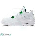 کتانی رانینگ زنانه نایک طرح اصلی Nike Air Jordan 4 Retro GS White Green