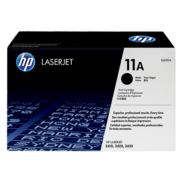 HP 11A Black LaserJet Toner Cartridge