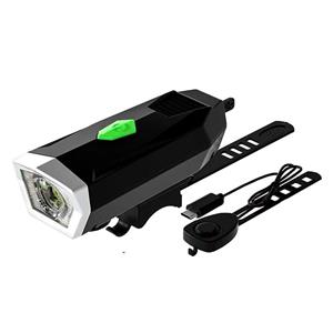 چراغ و بوق جلو دوچرخه مدل Qixun 