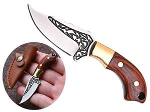 چاقو آنباکسینگ برنجی دارای کاور قابل آویز از دسته کلید Brass smallknife sharp self-defense unboxing