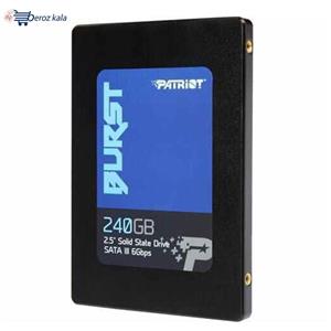 اس اس دی اینترنال پتریوت مدل Burst ظرفیت 240 گیگابایت Patriot 240GB 2.5 SATA III 6Gbps Burst SSD