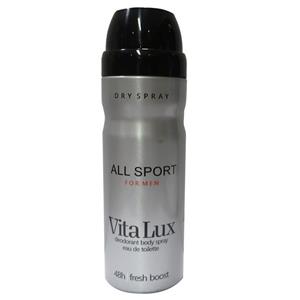 اسپری مردانه ویتالوکس مدل All Sport حجم 200 میلی لیتر Vitalux All Sport Spray for Men 200ml