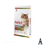 غذای خشک گربه رفلکس  مولتی کالر بسته 15 کیلویی