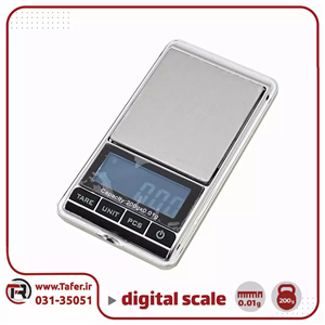 ترازو حساس۲۰۰گرم با دقت ۰/۰۱ گرم digital scale