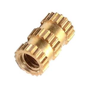 مهره برنجی آجدار اینسرتی M2.5X8X4