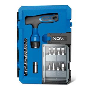 ست بیت و بکس 24پارچه با دستهTجغجغه ای نووا مدلNTS-1332