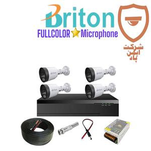پکیج 4 عددی دوربین مداربسته برایتون مدل UVC232B1AR2-MC