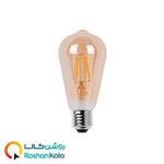 لامپ ۶ وات ST64 LED فیلامنتی E27 رویالوکس