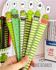 خط کش چوبی کاکتوس