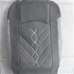 روکش صندلی پارچه ای مشکی - طوسی خودروی ال 90 و تندر 90 الگوی فابریک و جذب صندلی