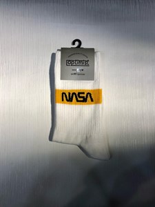 جوراب ساقدار طرح NASA اسپرت کش انگلیسی فری سایز