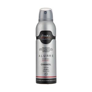 اسپری خوشبو کننده بدن مردانه آنیکا مدل Alurreحجم 200 میلی گرم