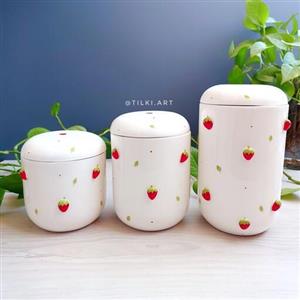 بانکه های دستساز  توت فرنگی