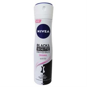 Nivea اسپری زنانه Clear Invisible for Black and White 200ml 