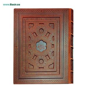 کتاب نفیس دیوان حافظ چرمی همراه با جعبه قطع رحلی