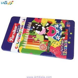 مداد رنگی 12 رنگ پارسی کار Parsikar JM 880-12-1 Color Pencils 