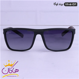 عینک آفتابی اوگا تمام فریم مشکی قرمز اورجینال کد 7605 | OGA