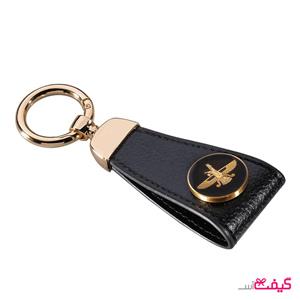 جاسوئیچی طلا و چرم مدل فروهر