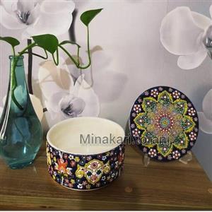 شکلات خوری سرامیکی میناکاری کد138 