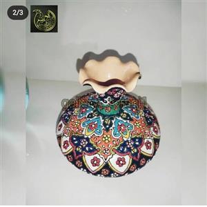 گلدان سفالی میناکاری کد 133