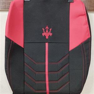 روکش صندلی پیکان و روآ برزنتی سنگین پاخور چرم طرح مازراتی