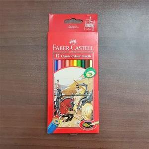 مداد رنگی 12 رنگ faber castell فابر کاستل وارداتی