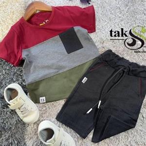 تیشرت شلوارک پسرانه مجلسی