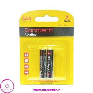 باتری نیم قلمی Alkaline آلکالاین پاناتک Panatech مدل LR03 AAA