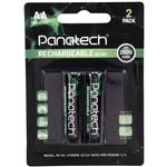 باتری دوتایی قلمی شارژی Panatech Rechargeable Ni-MH HR6 AA 2500mAh