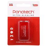 باتری کتابی Panatech Ultra Alkaline 6LR61 9V
