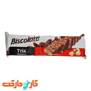 ویفر شکلاتی فندقی تیارا بیسکولاتا Biscolata 