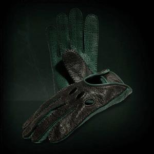 دستکش رانندگی چرم مون Special HM1 mavra-green